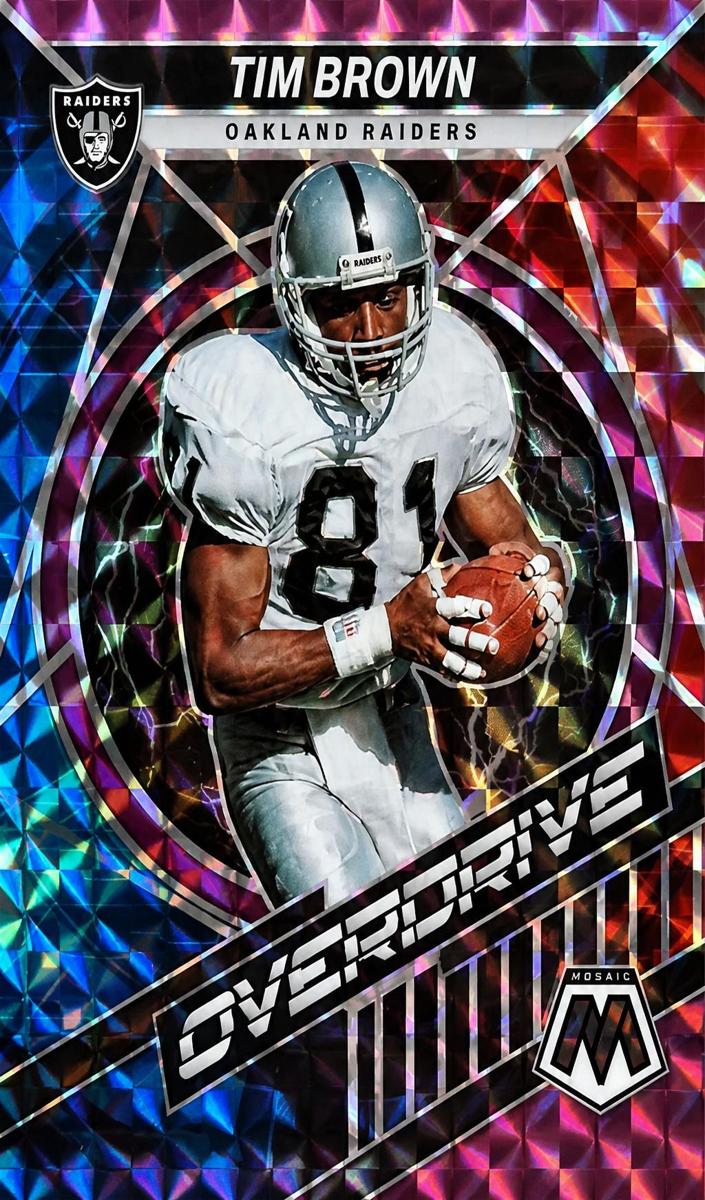 2022 Panini Mosaic Football Purple Tim Brown #OS-12