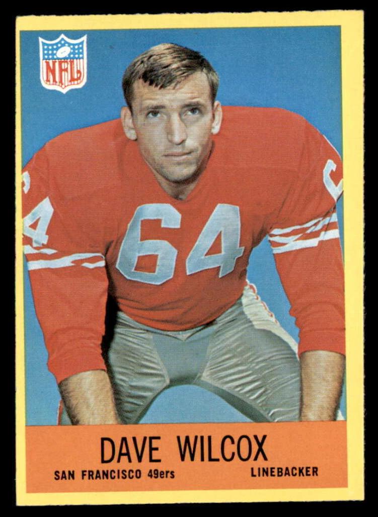 1967 Philadelphia Football Dave Wilcox #178 PSA 7.5