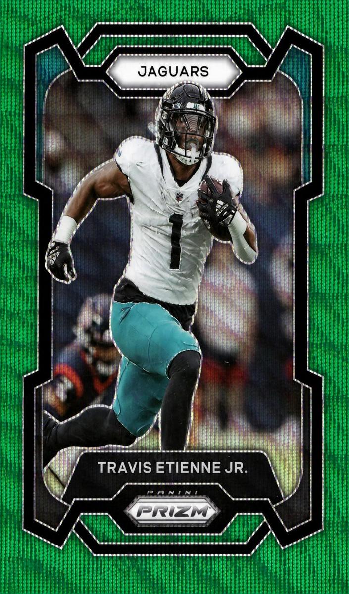 2023 Panini Prizm Football Green Wave Travis Etienne Jr. #138