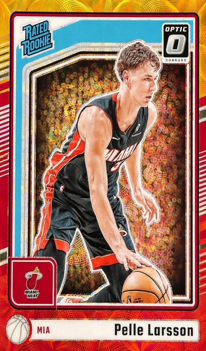2024 Donruss Optic Basketball Red and Gold International Pelle Larsson #293
