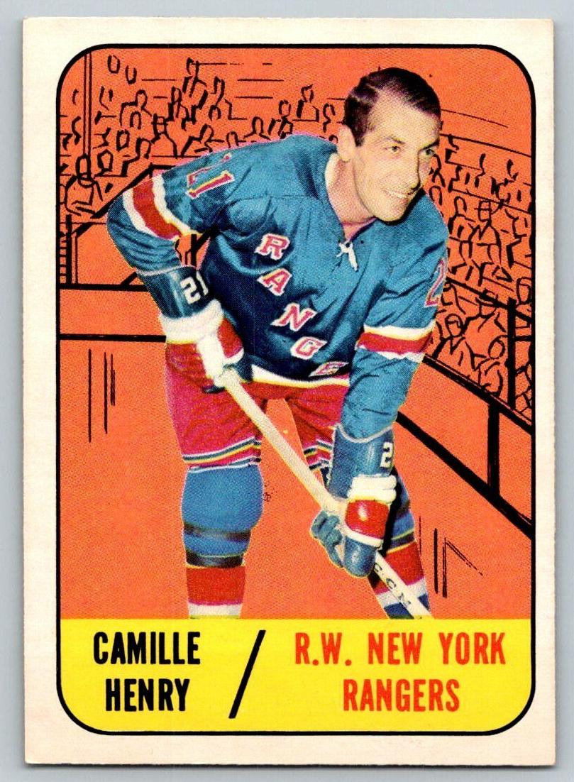 1967 Topps Hockey Camille Henry #26