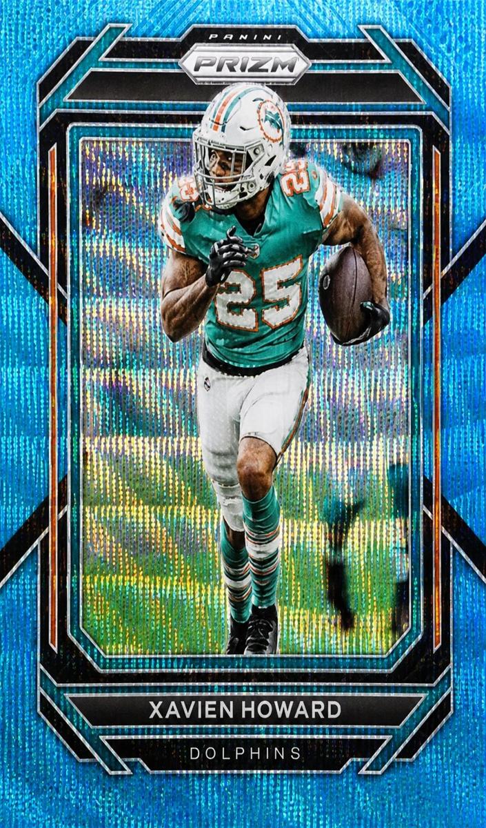 2022 Panini Prizm Football Blue Wave Xavien Howard #183 PSA 10