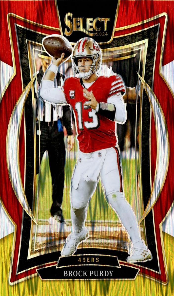 2024 Panini Select Football Black and Gold Shock Brock Purdy #37 PSA 9