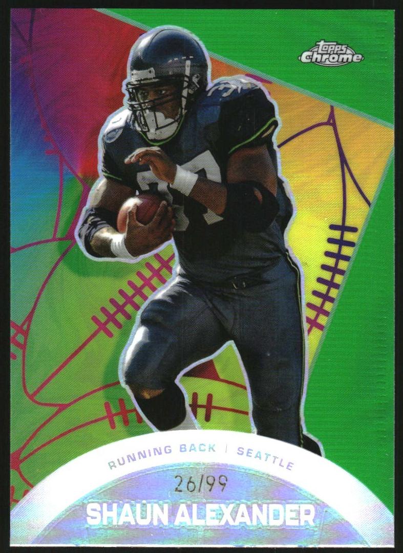 2023 Topps Composite Football Green Refractor Shaun Alexander #CAE-17