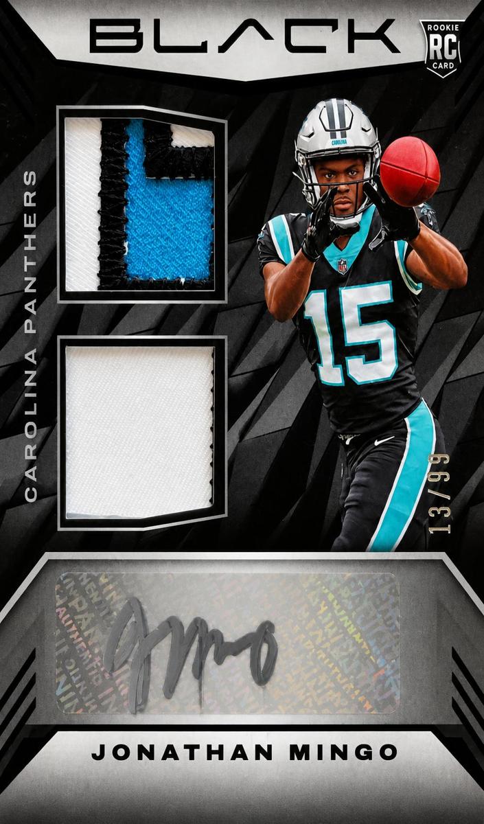 2023 Panini Black Football Jonathan Mingo #RSM-26