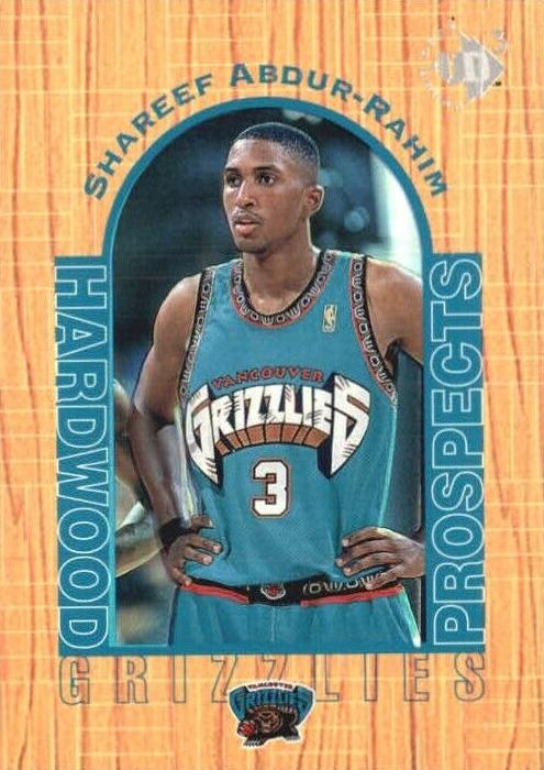 1996 UD3 Basketball Shareef Abdur-Rahim #4