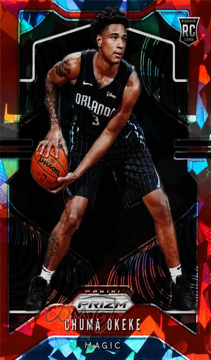 2019 Panini Prizm Basketball Red Ice Chuma Okeke #262 PSA 9