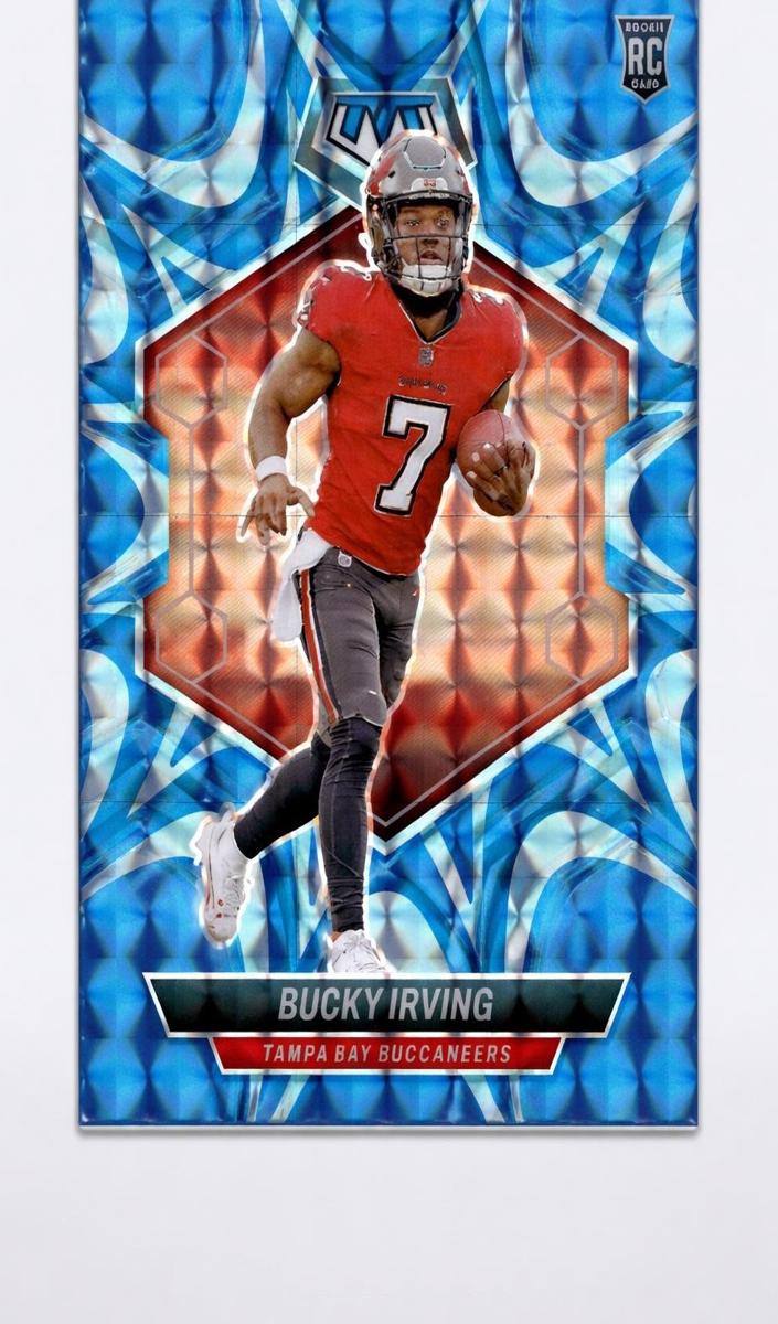 2024 Panini Mosaic Football Reactive Blue Bucky Irving #385