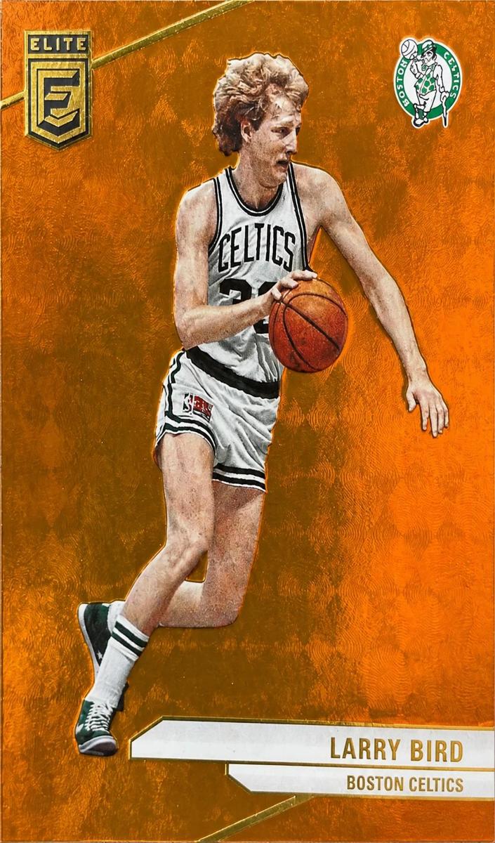 2023 Donruss Elite Basketball Orange Larry Bird #58