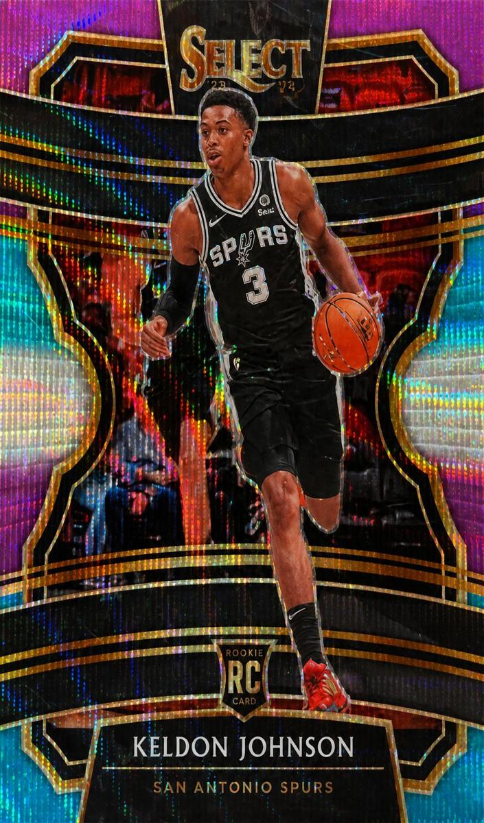 2019 Panini Select Basketball Tri-Color Keldon Johnson #45