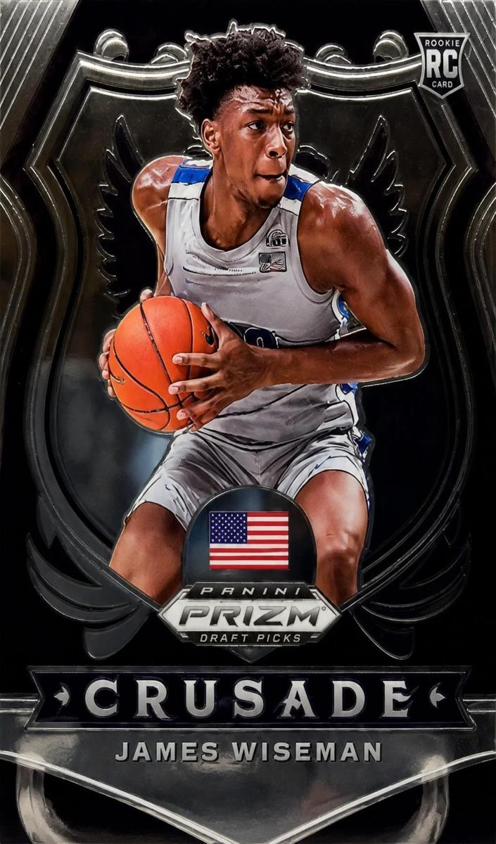 2020 Panini Prizm Draft Picks Basketball James Wiseman #82 PSA 9