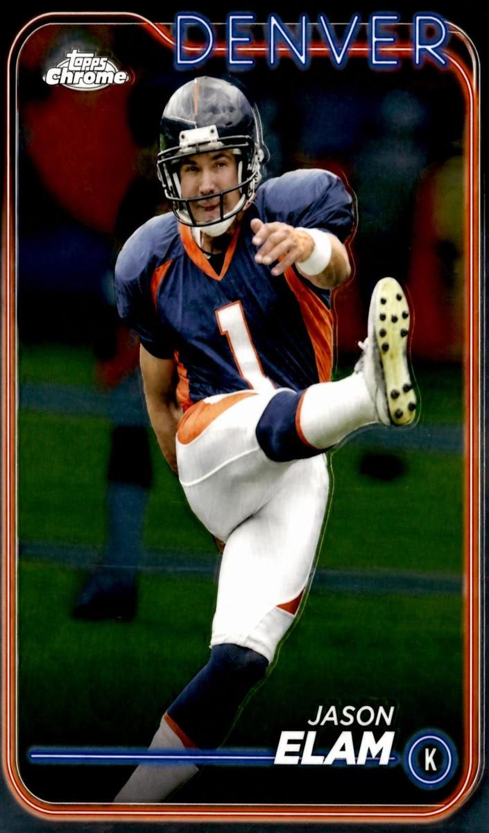 2024 Topps Chrome Football Jason Elam #65