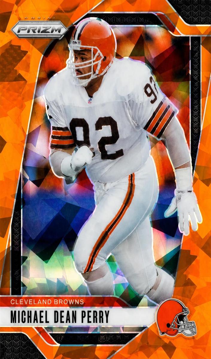 2024 Panini Prizm Football Orange Ice Michael Dean Perry #71