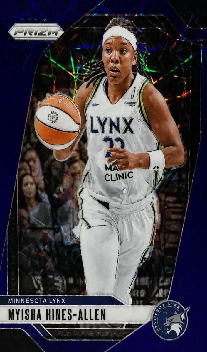 2024 Panini Prizm WNBA Basketball Blue Velocity Myisha Hines-Allen #20