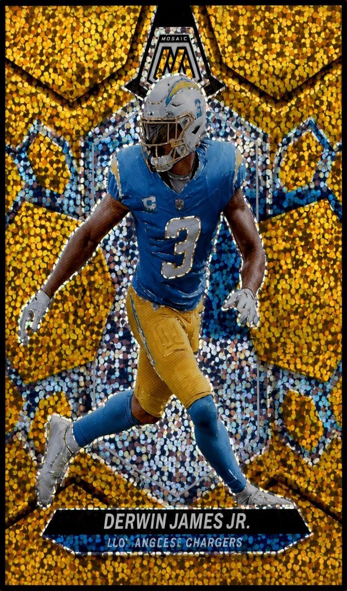 2024 Panini Mosaic Football Gold Sparkle Derwin James Jr. #126