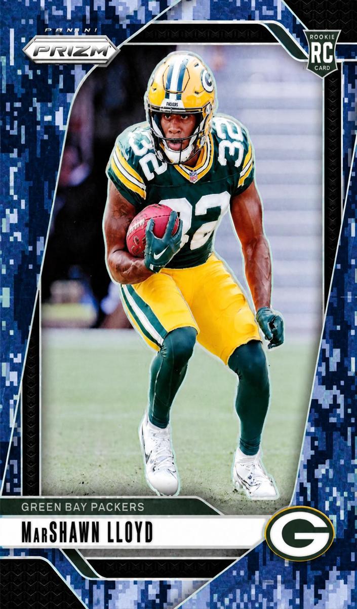 2024 Panini Prizm Football Navy Camo MarShawn Lloyd #374