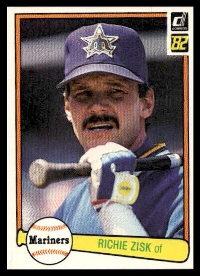 1982 Donruss Baseball Richie Zisk #127 PSA 8