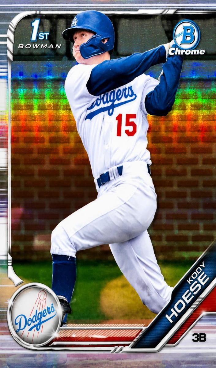2019 Bowman Draft Baseball Refractor Kody Hoese #BDC-187 PSA 9