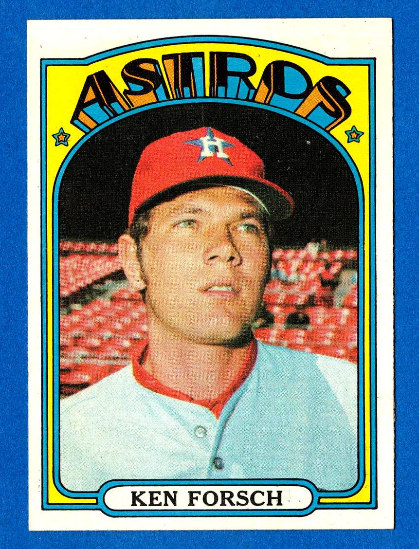 1972 Topps Baseball Ken Forsch #394 PSA 8