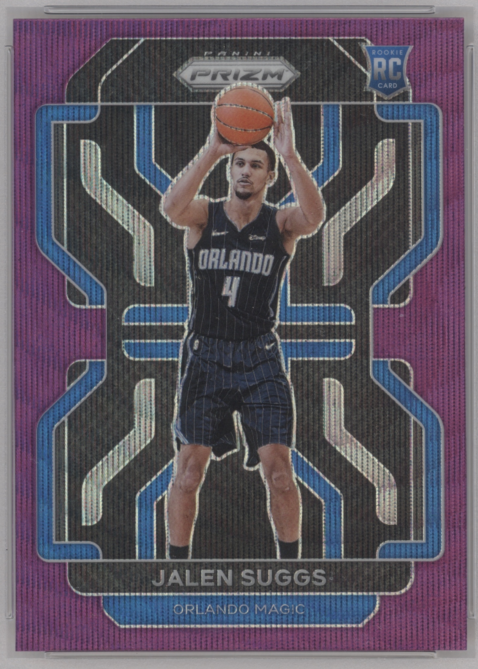 2021 Panini Prizm Basketball Purple Wave Jalen Suggs #314 PSA 10