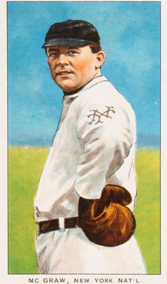 1909-11 T206 Baseball Glove at Hip John McGraw #NNO PSA 1.5