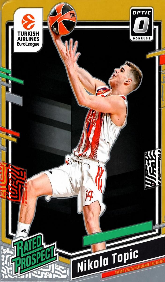 2023 Donruss Turkish Airlines EuroLeague Basketball Holo Nikola Topic #159