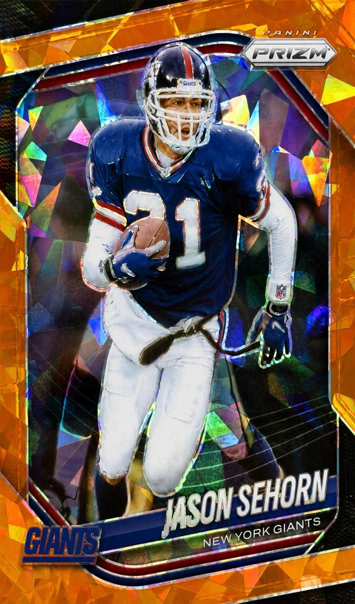2025 Panini Prizm Football Orange Ice Jason Sehorn #29
