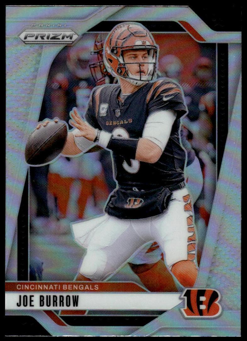2024 Panini Prizm Football Silver Joe Burrow #55 PSA 10