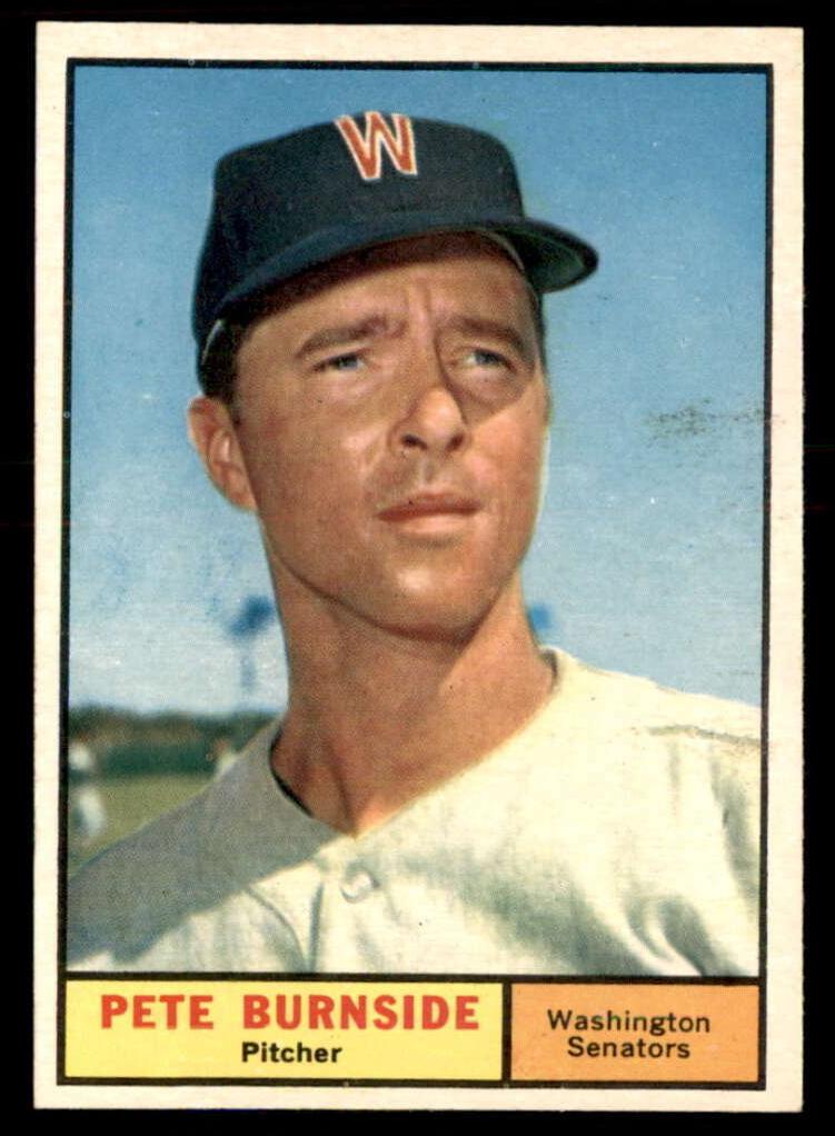 1961 Topps Baseball Pete Burnside #507