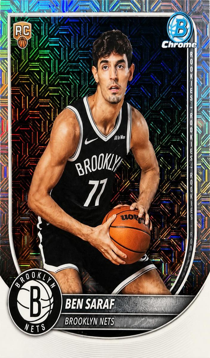 2025 Bowman Mega Box Basketball Mojo Refractor Ben Saraf #BCV-26