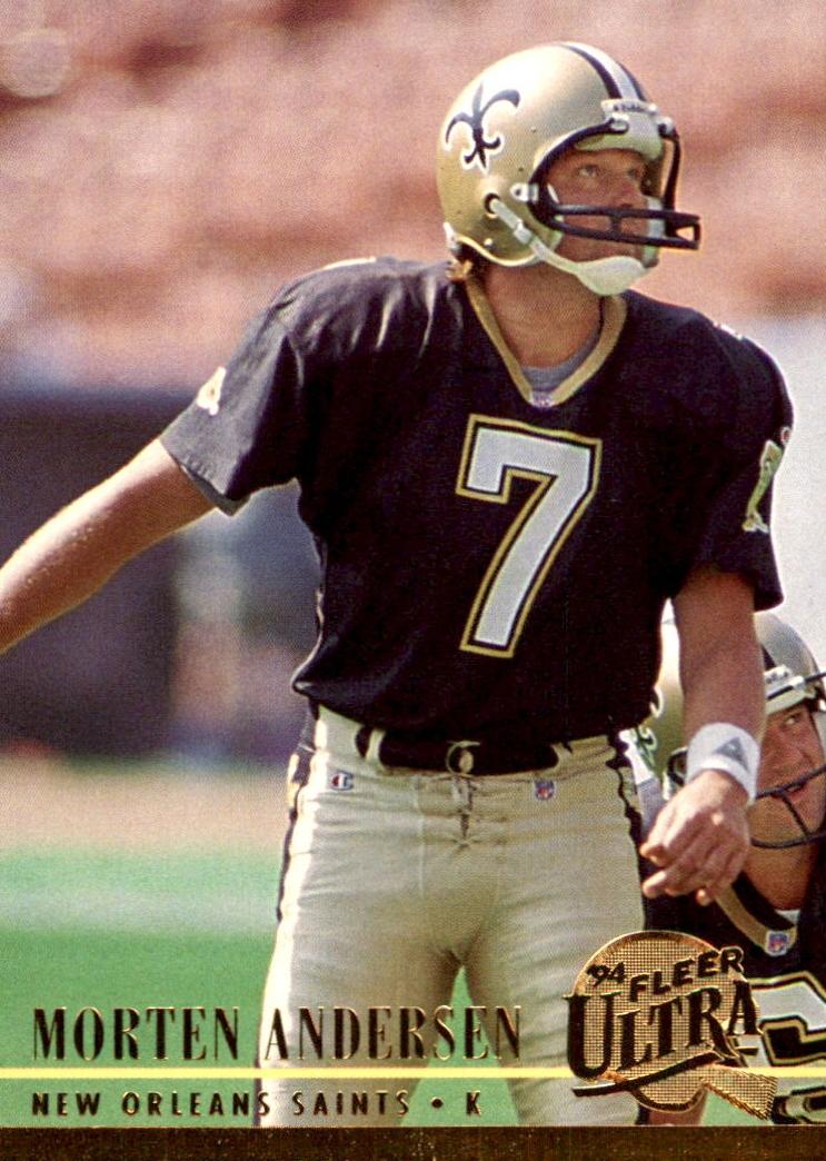 1994 Fleer Ultra Football Morten Andersen #455
