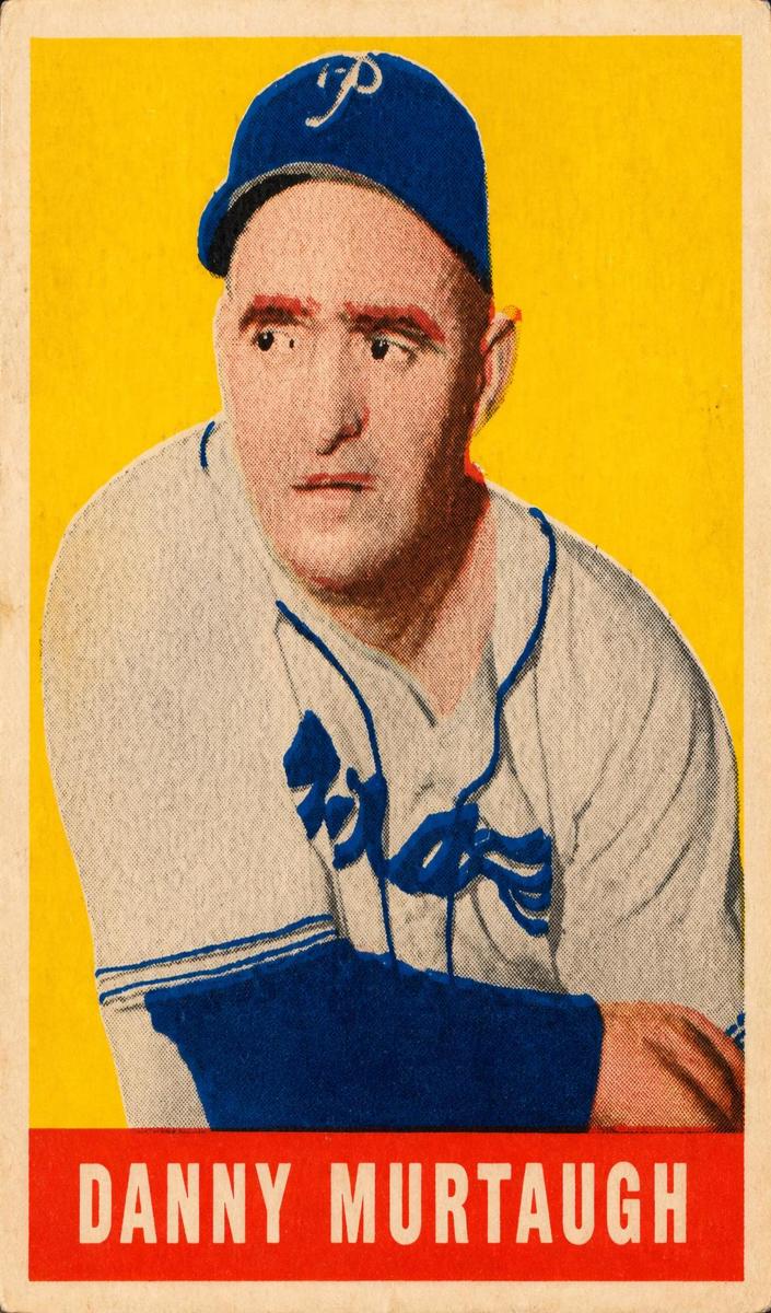 1948 Leaf Baseball Danny Murtaugh #142 PSA 6