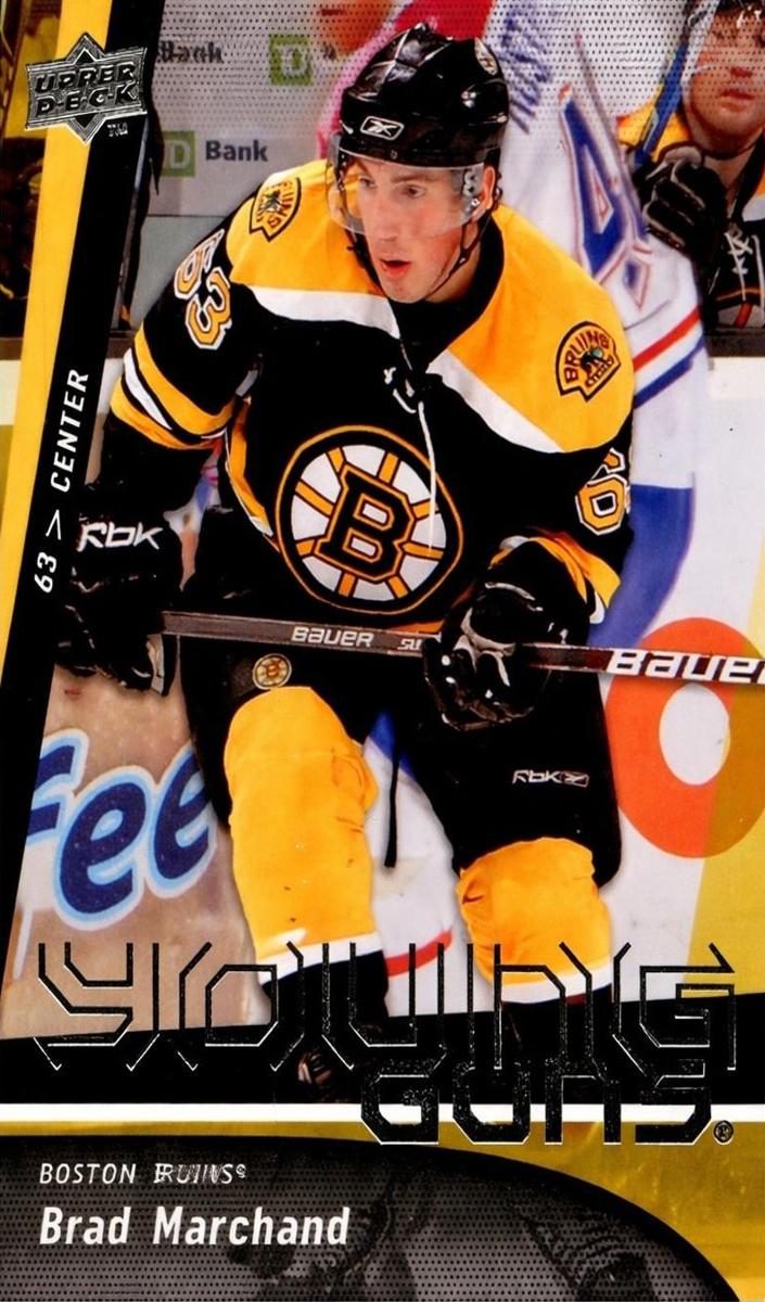 2009 Upper Deck Hockey Brad Marchand #452 PSA 9