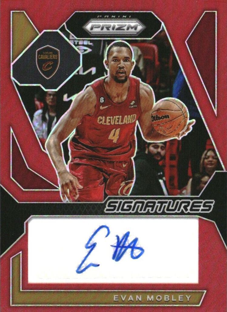 2023 Panini Prizm Basketball Red Evan Mobley #SIG-MOB