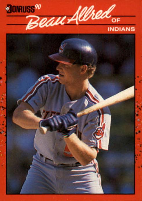 1990 Donruss Baseball Beau Allred #691