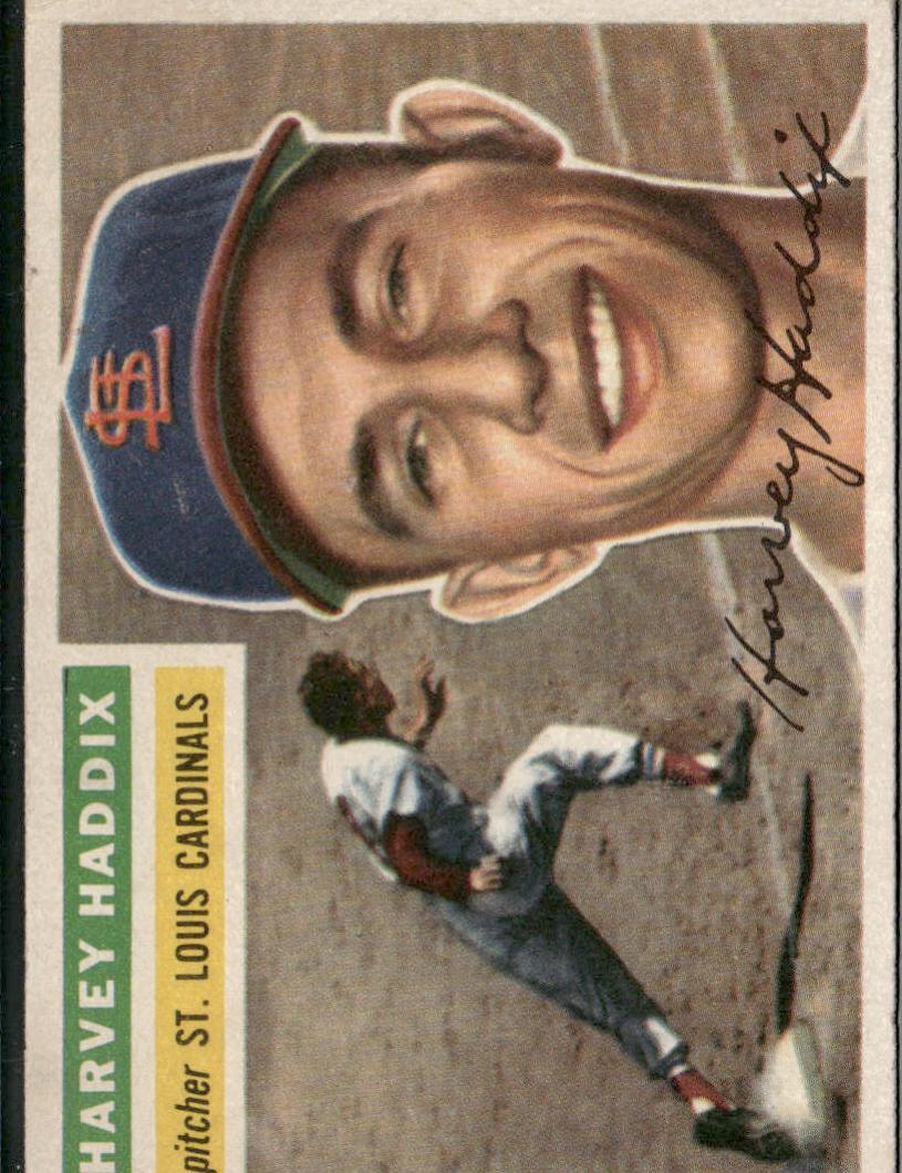 1956 Topps Baseball Harvey Haddix #77
