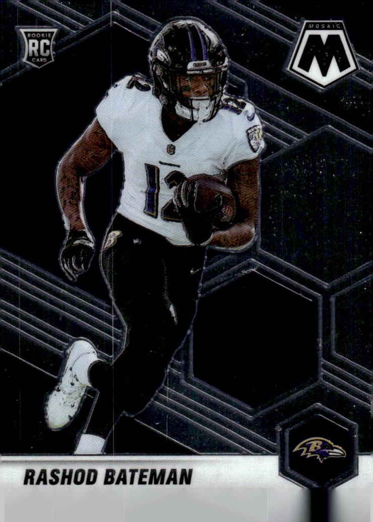 2021 Panini Mosaic Football Rashod Bateman #310 PSA 9
