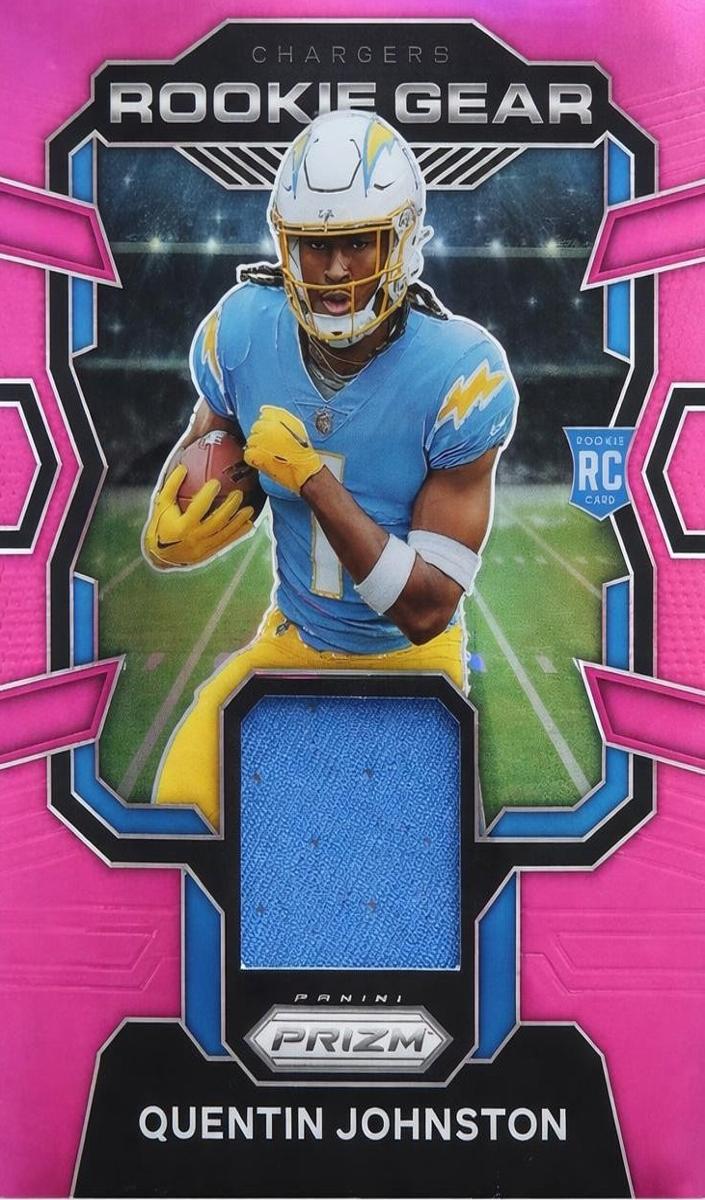 2023 Panini Prizm Football Pink Quentin Johnston #RG-QJ