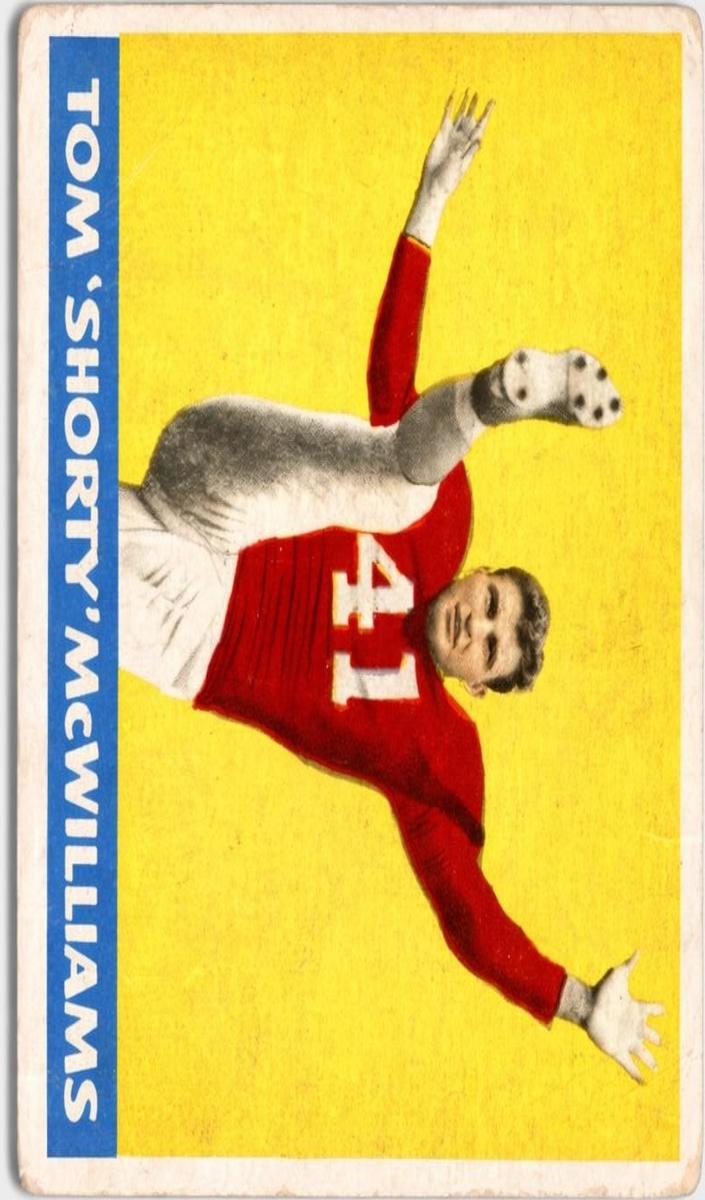 1948 Leaf Football Tom McWilliams #31 SGC 5