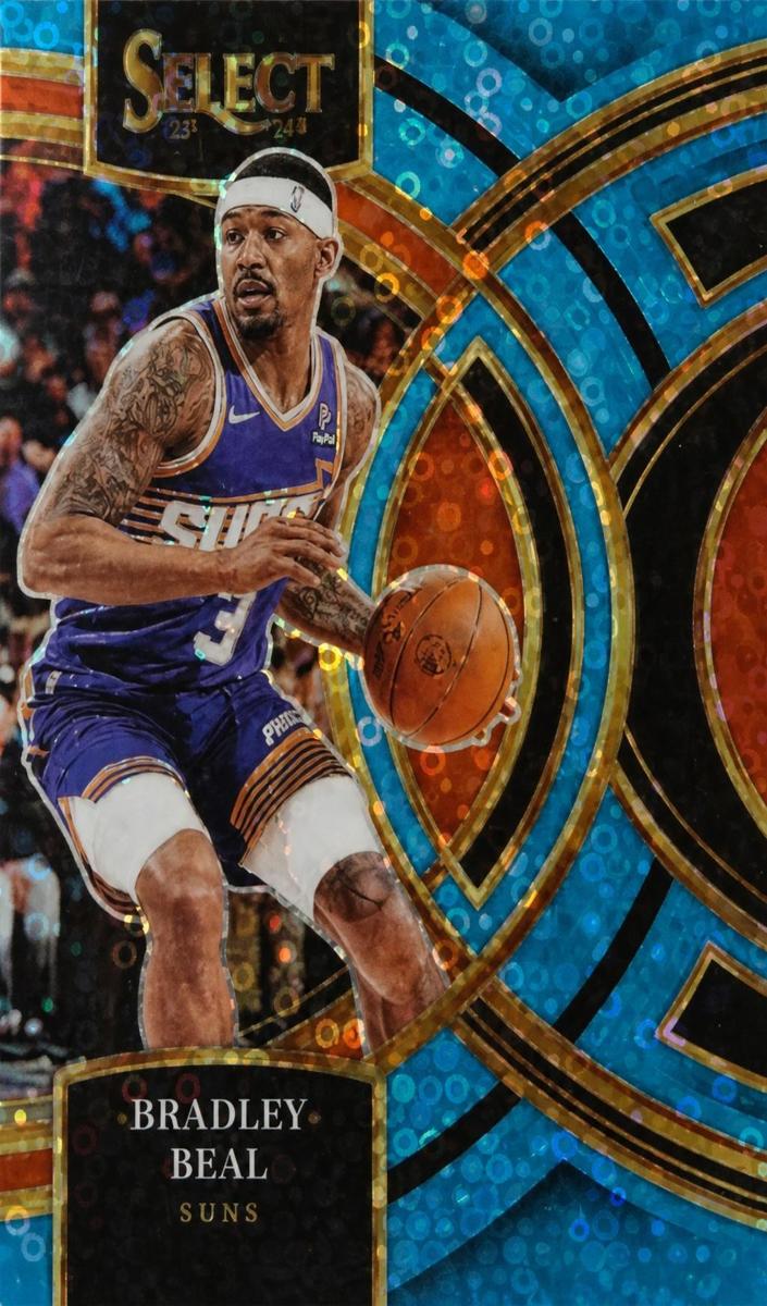 2023 Panini Select Basketball Disco Light Blue Bradley Beal #154