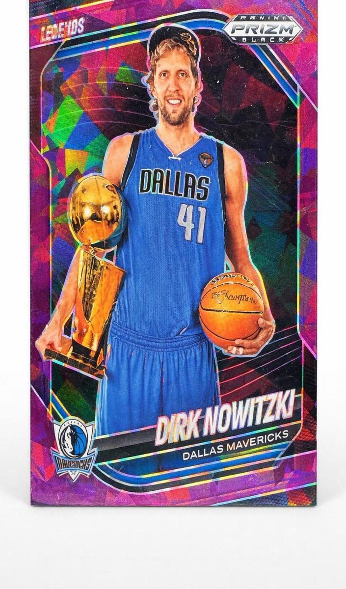 2024 Panini Prizm Black Basketball Purple Ice Dirk Nowitzki #253