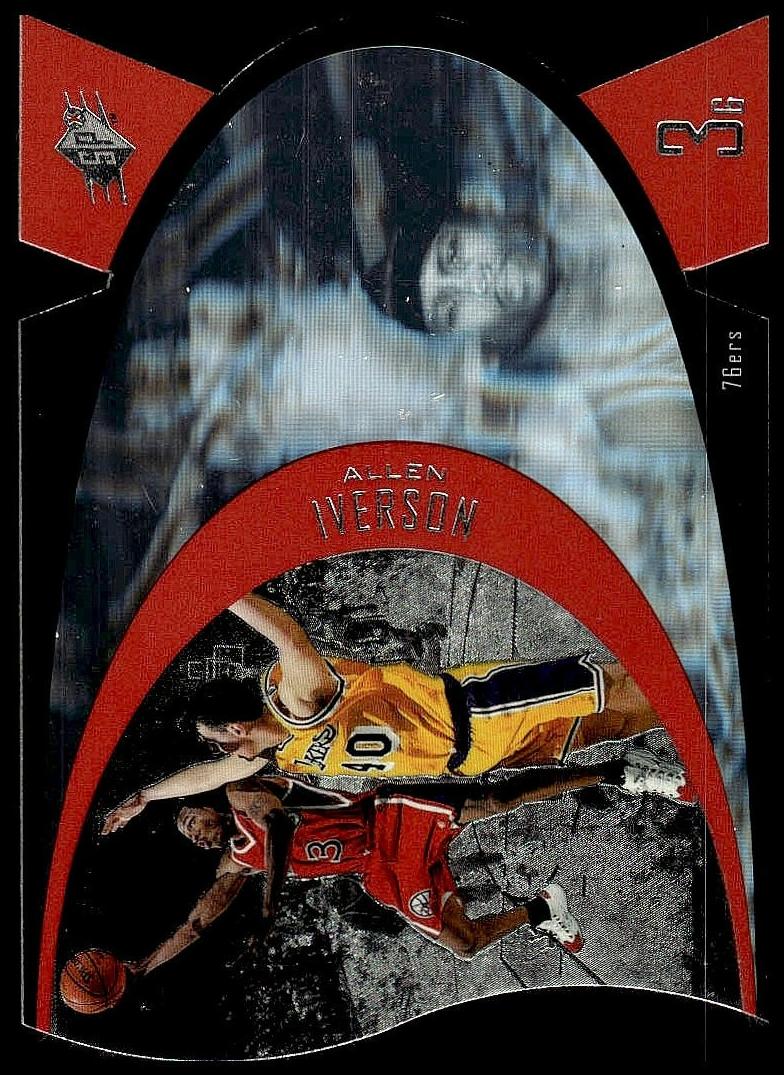 1997 SPx Basketball Allen Iverson #30 PSA 9