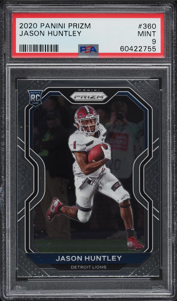 2020 Panini Prizm Football Jason Huntley #360 PSA 9