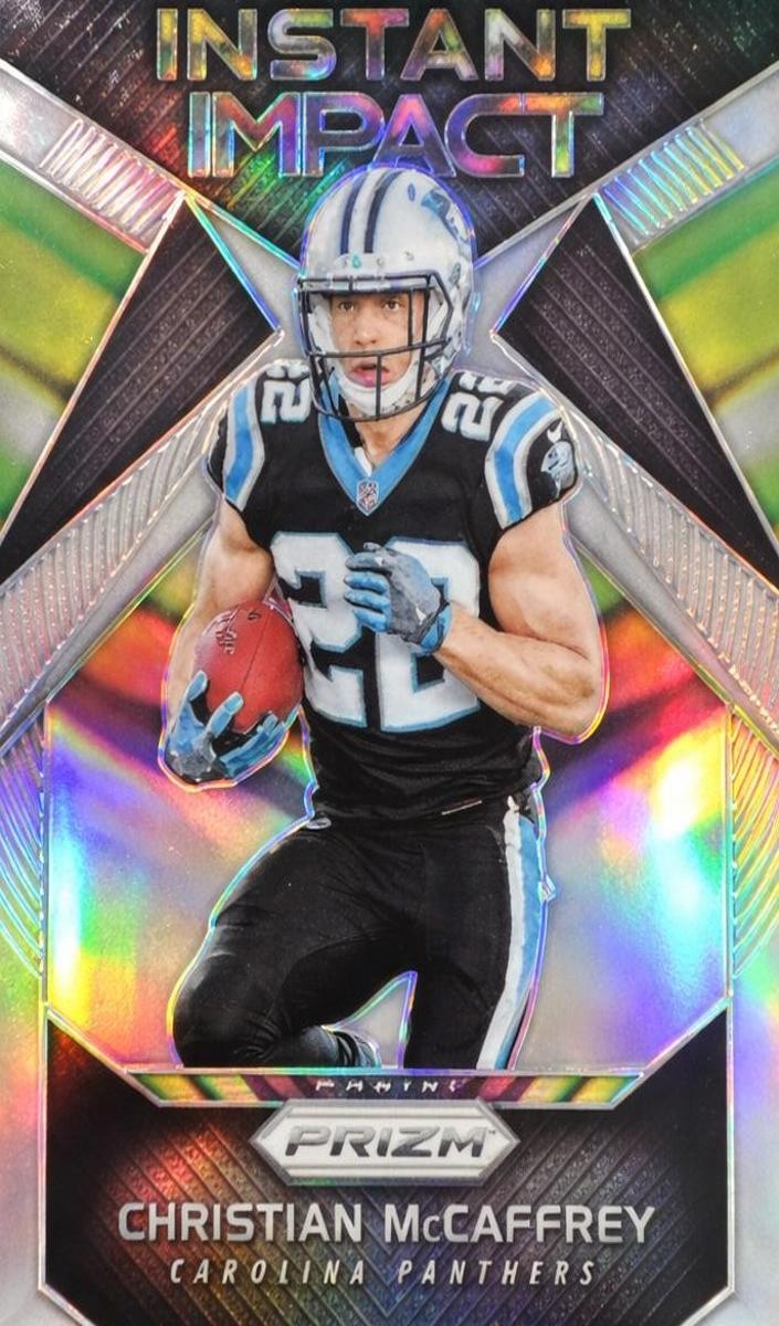 2017 Panini Prizm Football Silver Prizm Christian McCaffrey #6