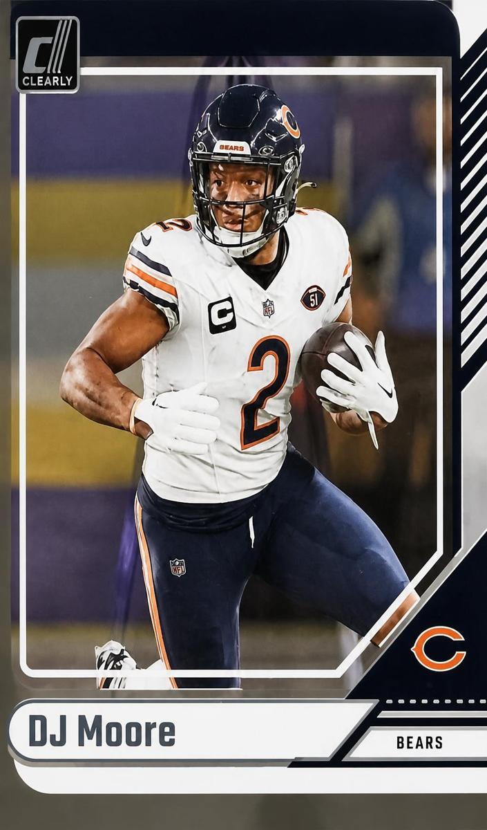 2024 Panini Clearly Donruss Football DJ Moore #11