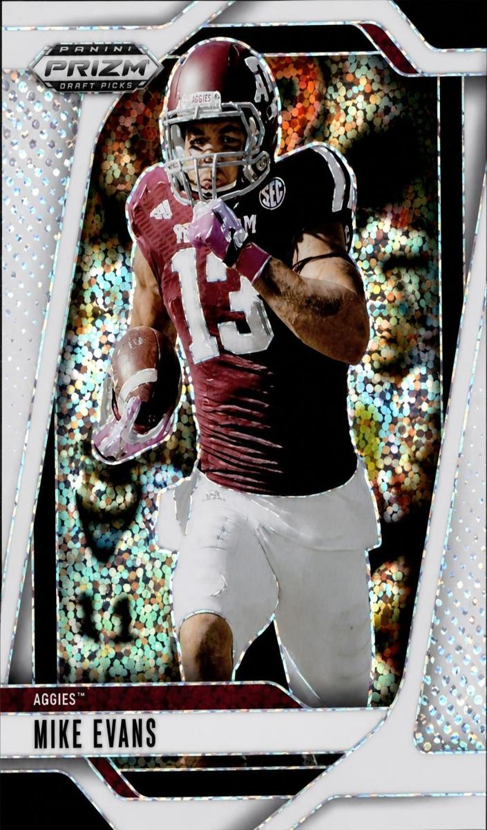 2025 Panini Prizm Draft Picks Football White Sparkle Mike Evans #196 CGC AUTH