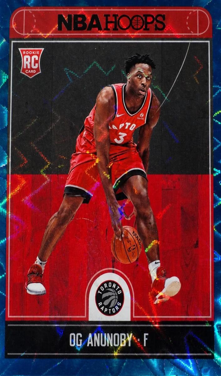 2017 Panini Hoops Basketball Teal Explosion OG Anunoby #273