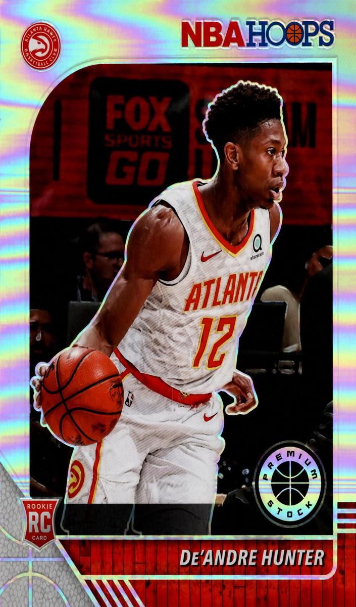 2019 Panini Hoops Premium Stock Basketball Silver Prizm De'Andre Hunter #202