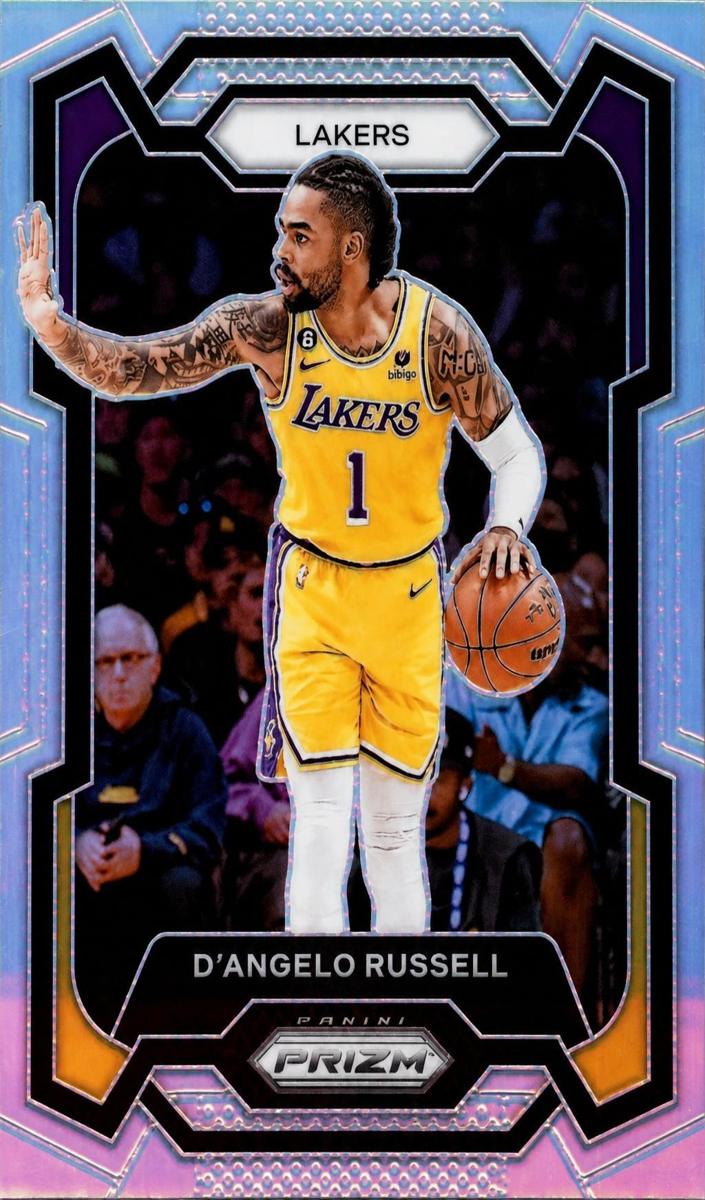 2023 Panini Prizm Basketball Silver D'Angelo Russell #111