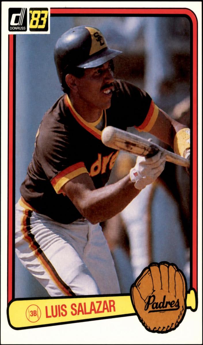 1983 Donruss Baseball Luis Salazar #548 PSA 9